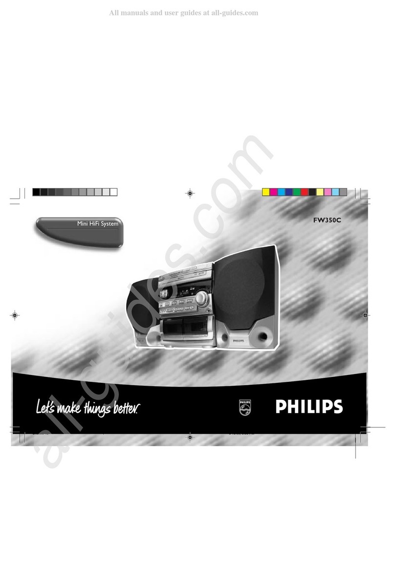Philips FW350C User manual