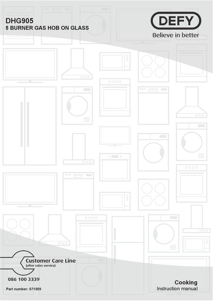 Defy DHG905 User manual