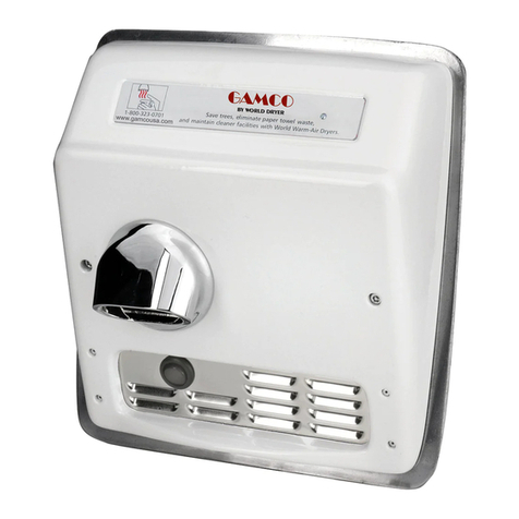 Bobrick GAMCO DR-5750 User manual