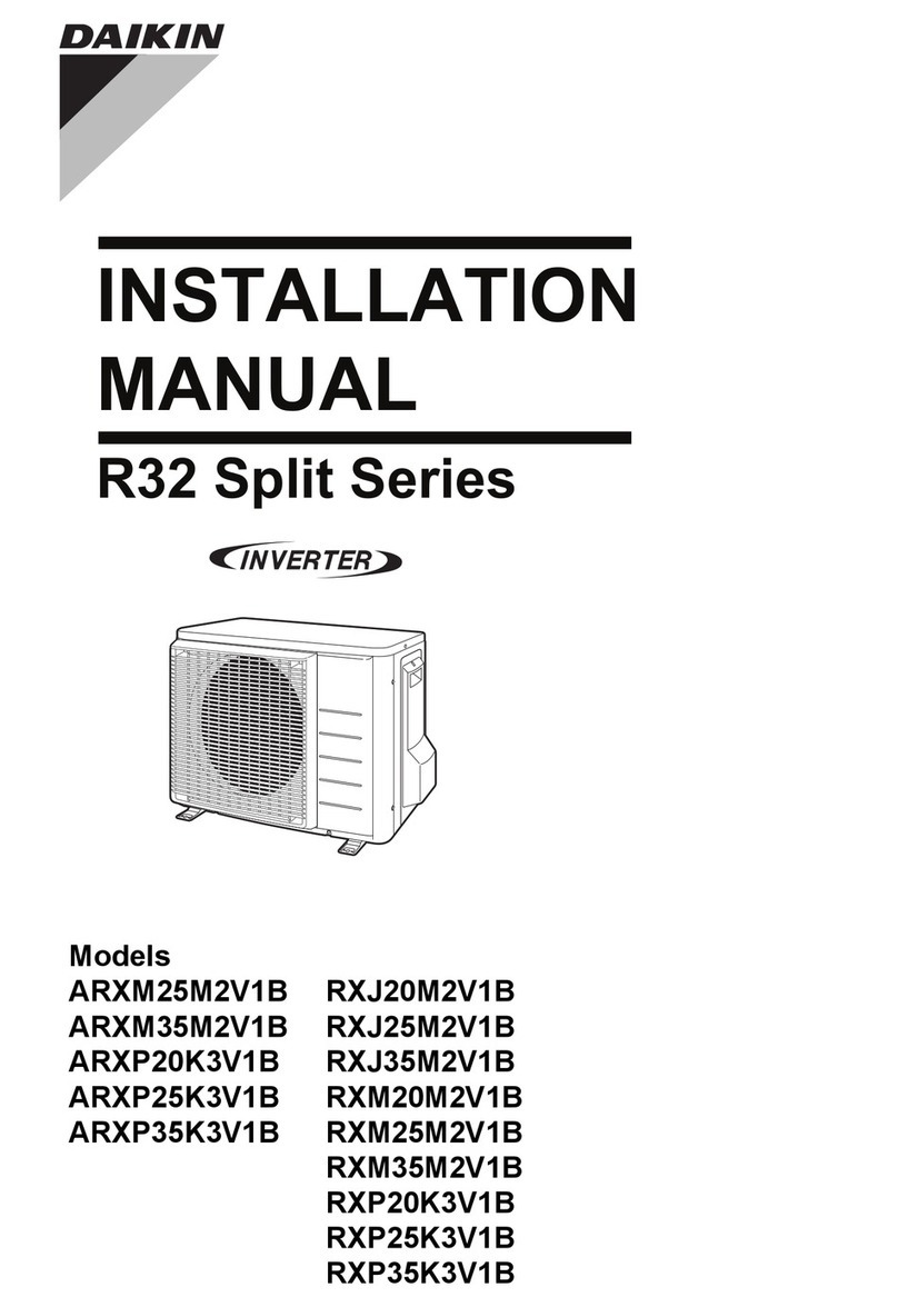 Daikin ARXM25M2V1B User manual