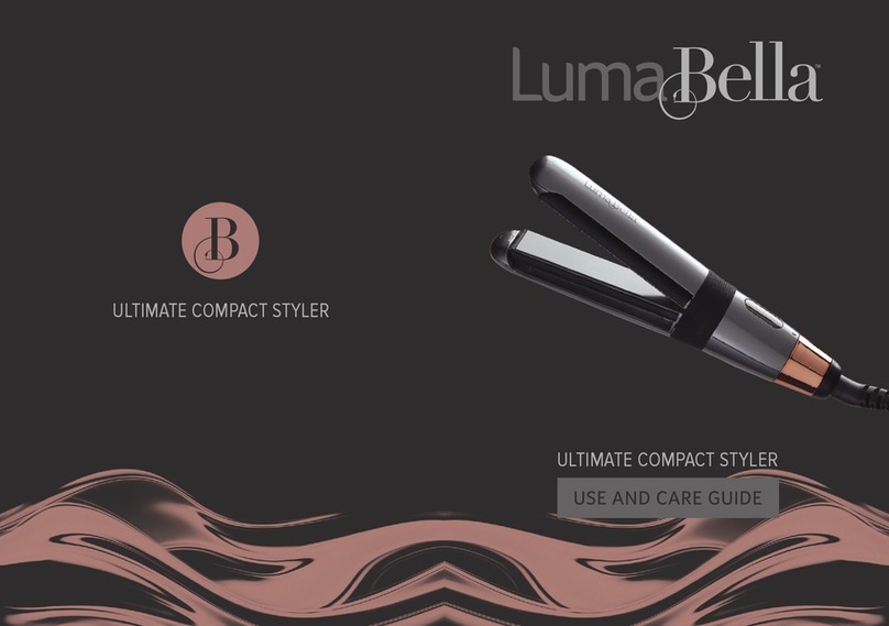 LumaBella ULTIMATE COMPACT STYLER Use and care guide