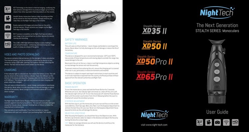 Night Tech Stealth Series User manual