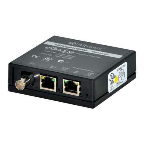 Altronix eBridge100STR User manual