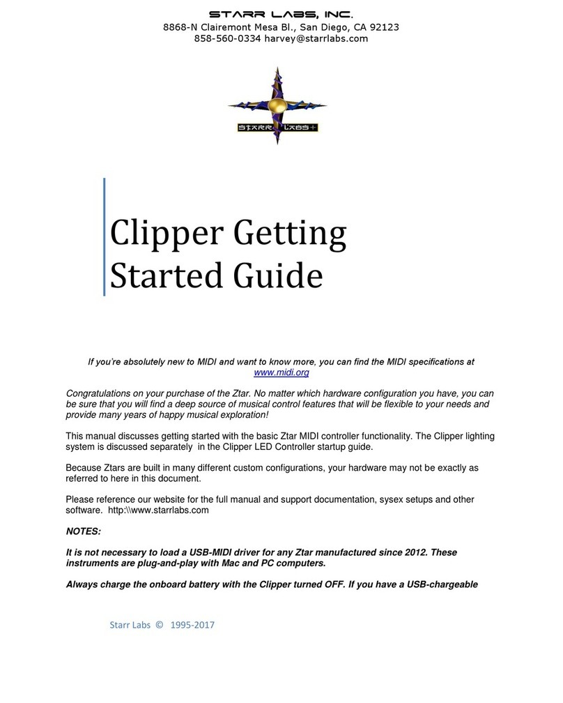 Starr Labs Ztar Getting started guide
