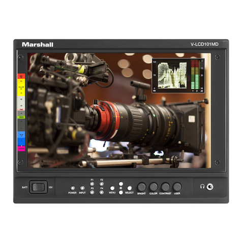 Marshall Electronics V-LCD101MD operating instructions