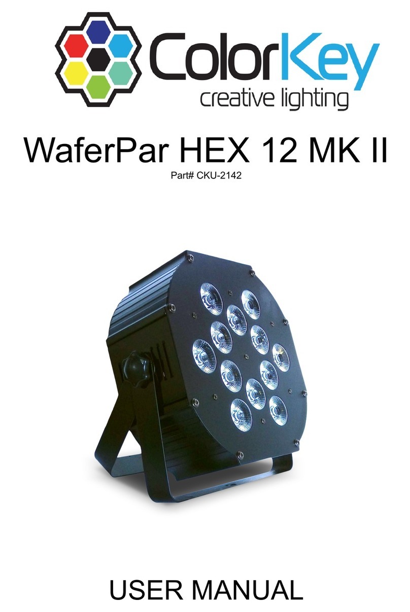 ColorKey WaferPar HEX 12 MK II user manual ColorKey WaferPar HEX 12 MK II user manual