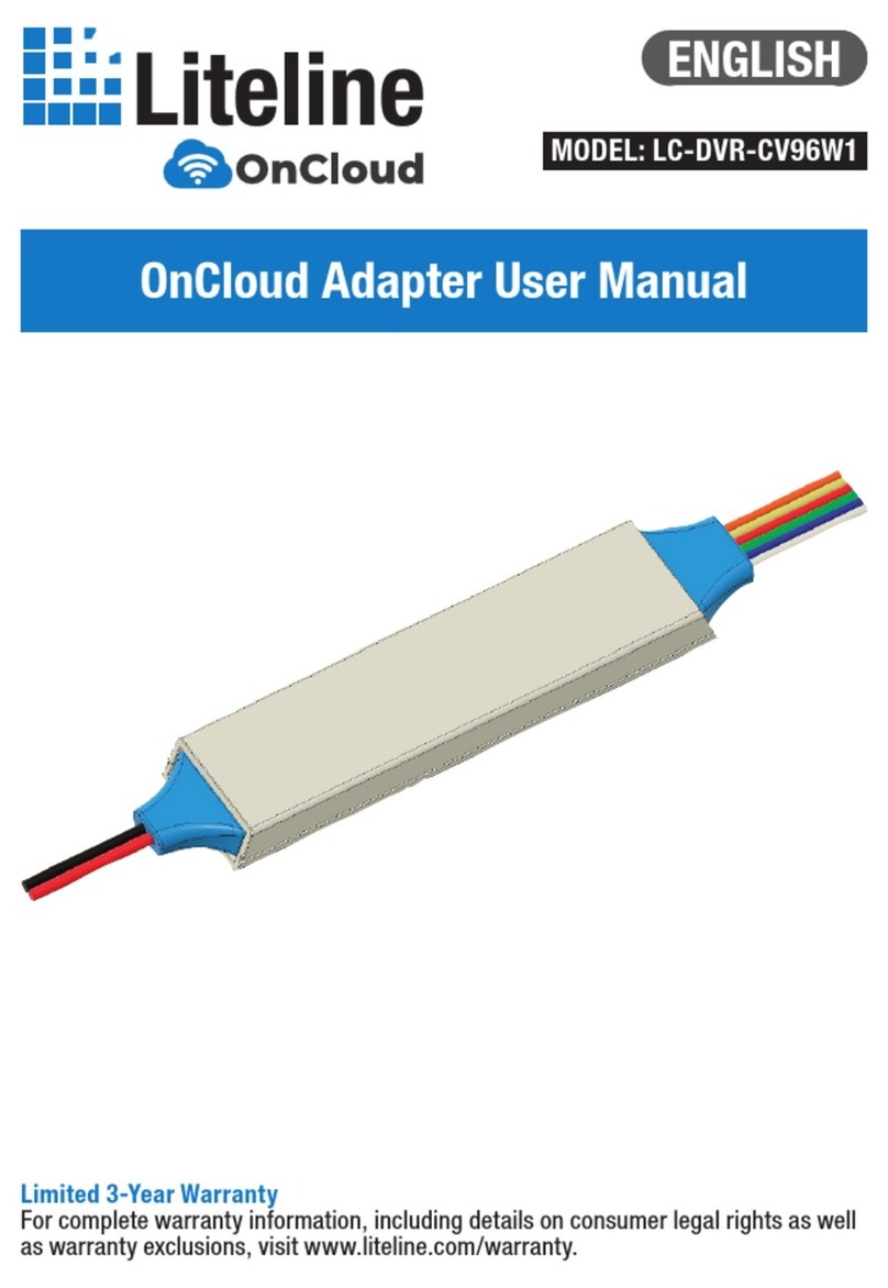 LITELINE OnCloud LC-DVR-CV96W1 user manual