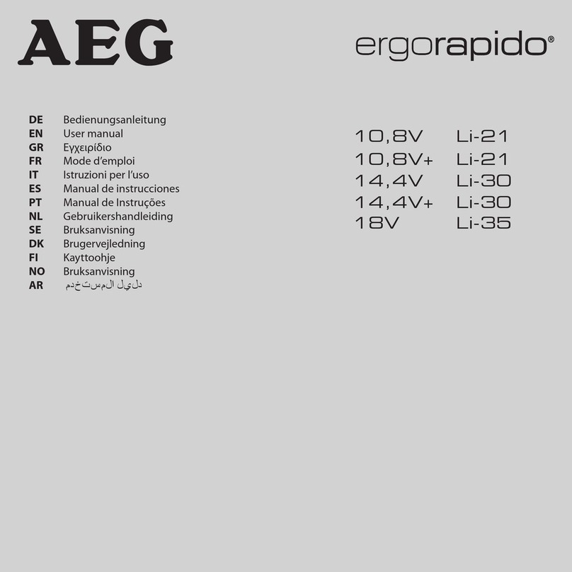 AEG Ergorapido 10,8V user manual