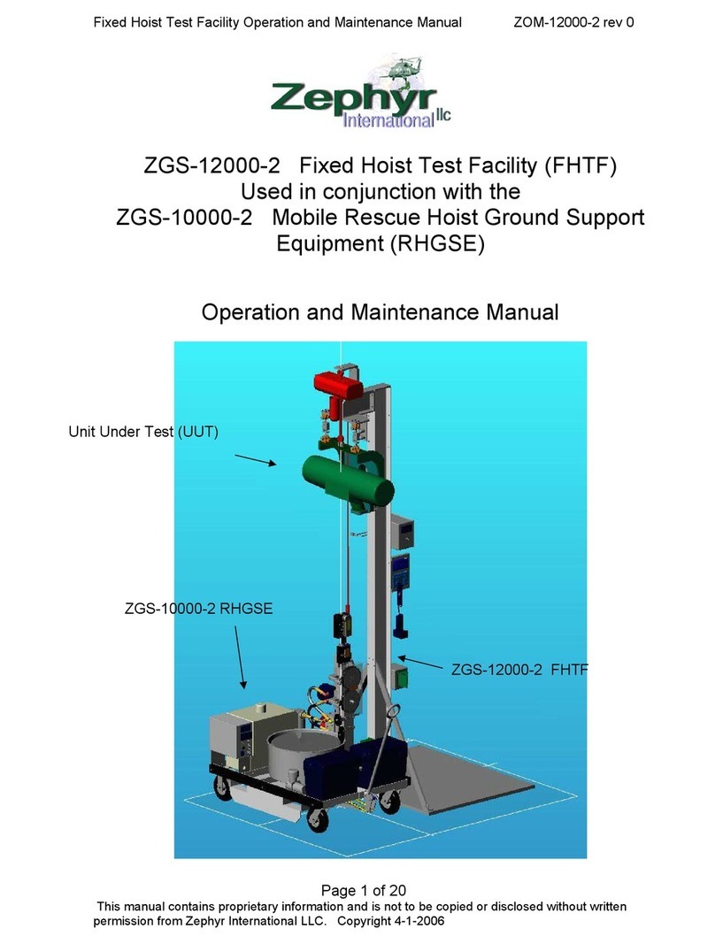 Zephyr ZGS-12000-2 Operation and maintenance manual