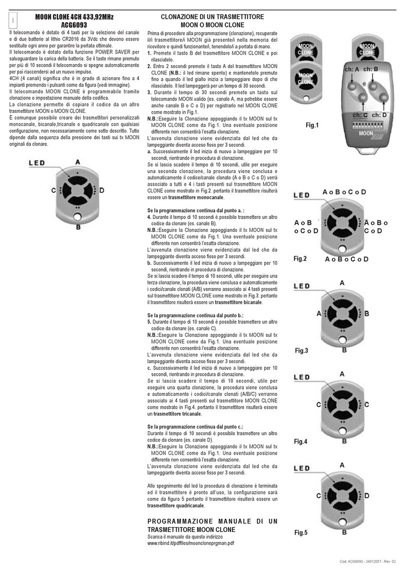 RIB Moon Clone User manual