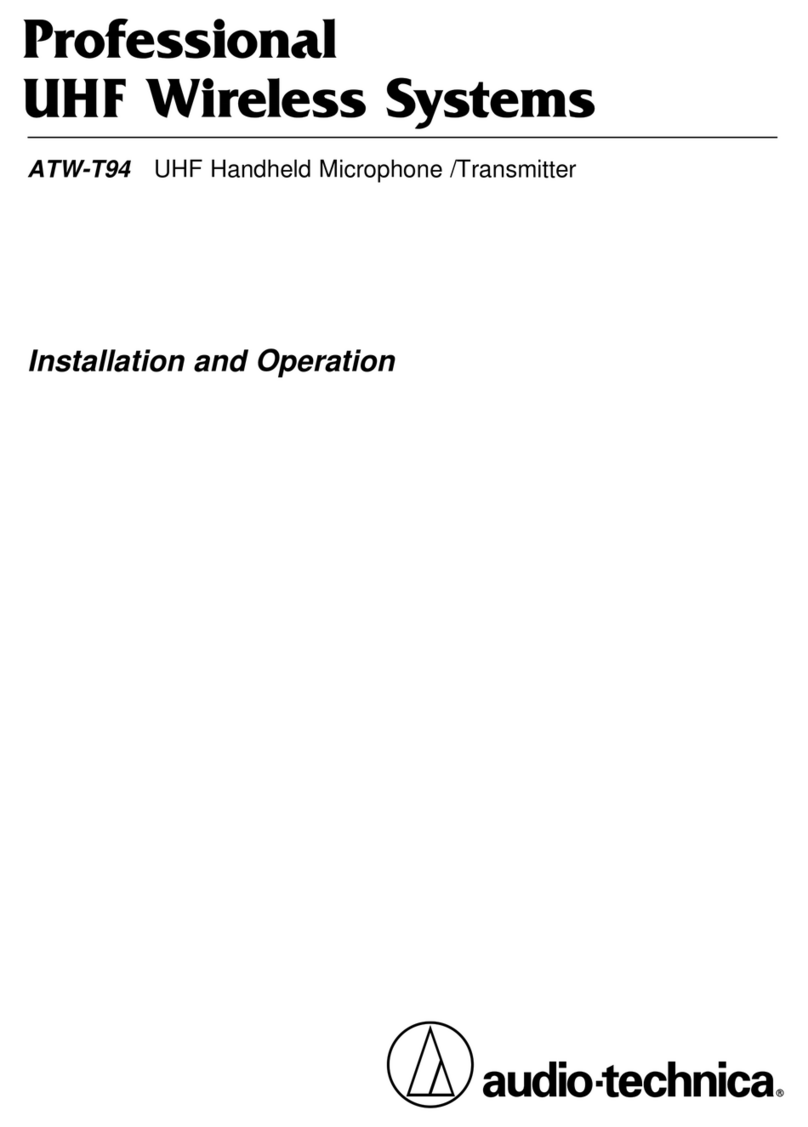 Audio Technica ATW-T94 Owner's manual