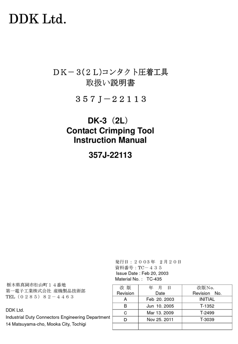 DDK DK-3 instruction manual