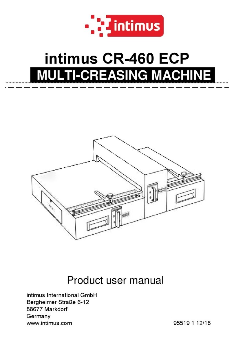 Intimus CR-460 ECP Product user manual