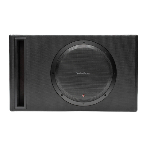 Rockford Fosgate PUNCH P500-12P User manual
