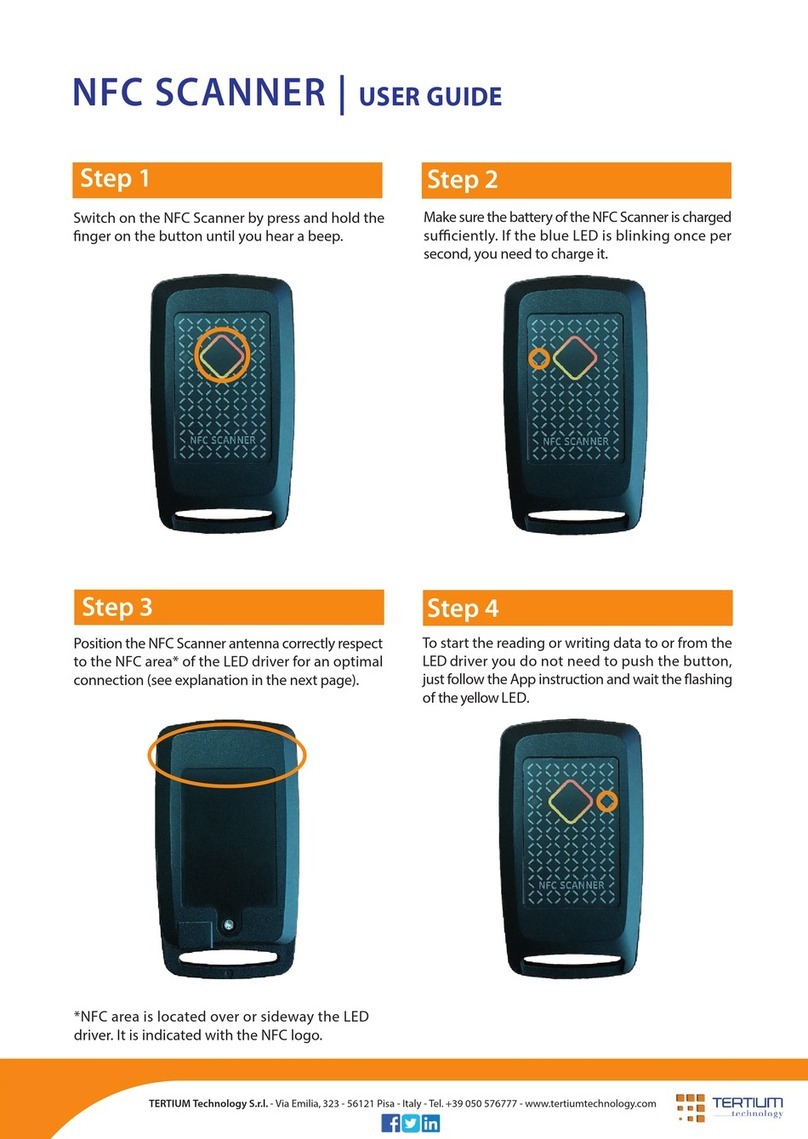 Tertium NFC SCANNER user guide