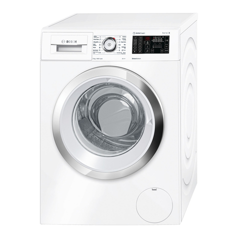 Bosch WAT28780ME Instruction manual and installation instructions