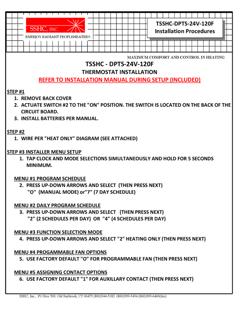 SSHC TSSHC-DPTS-24V-120F User manual
