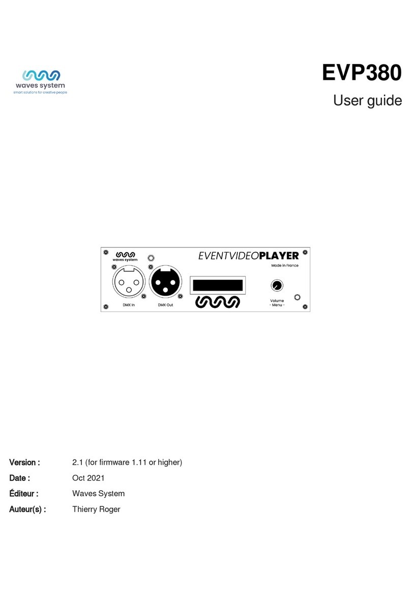 waves system EVP380 user guide