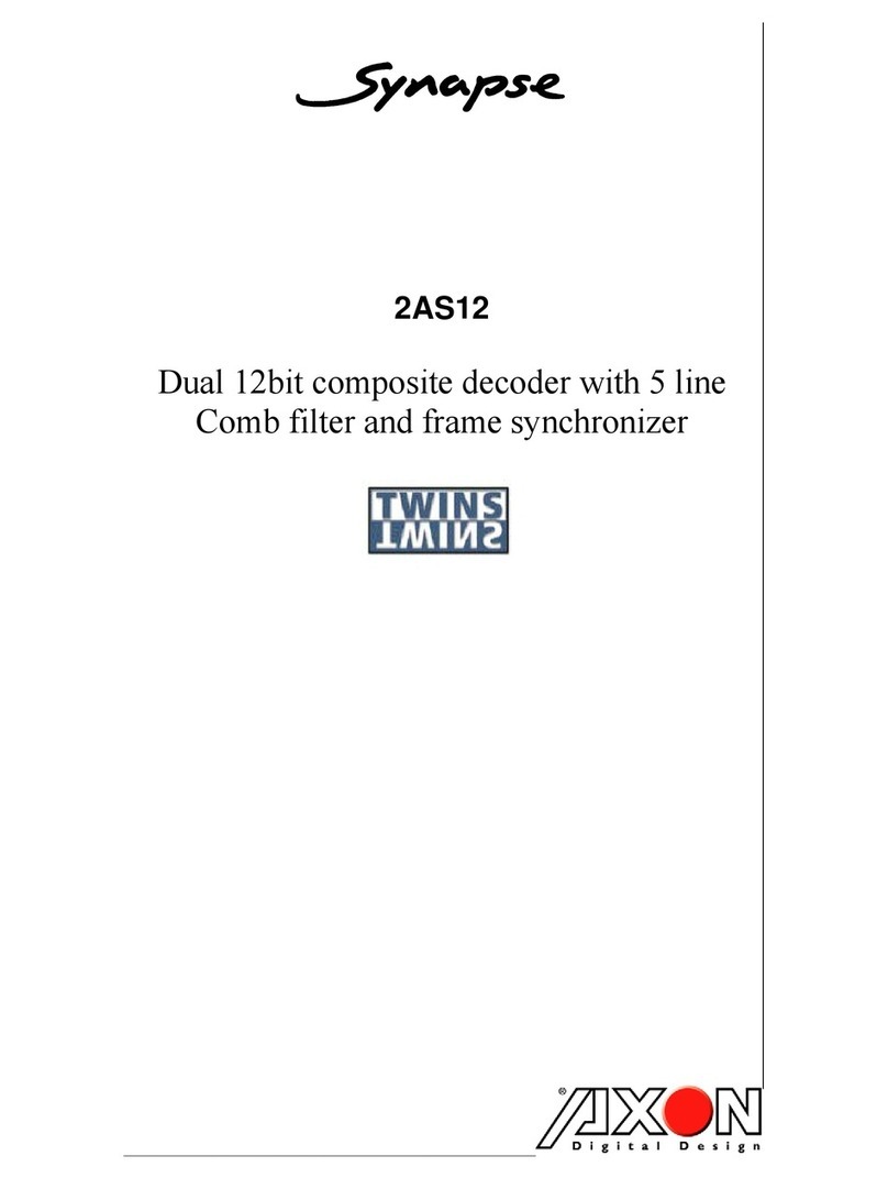 Axon Synapse 2AS12 Technical manual Axon Synapse 2AS12 Technical manual