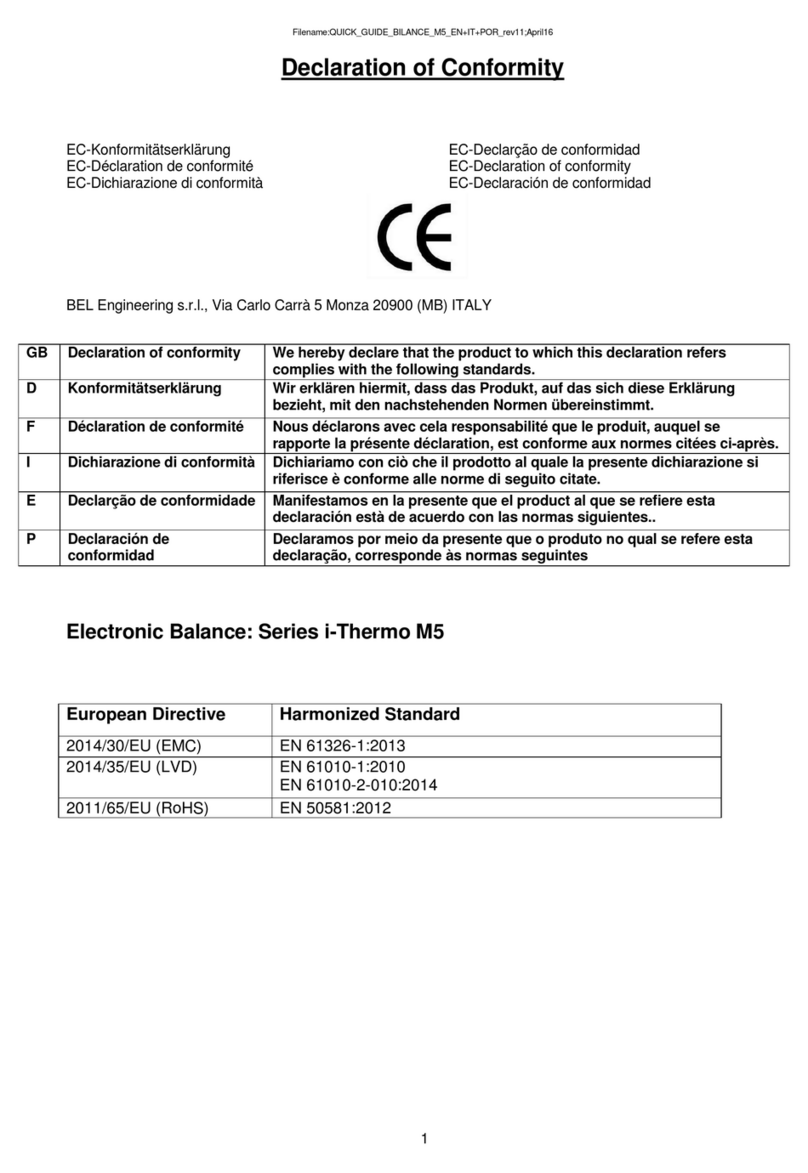 BEL Engineering i-Thermo M5 Series quick guide