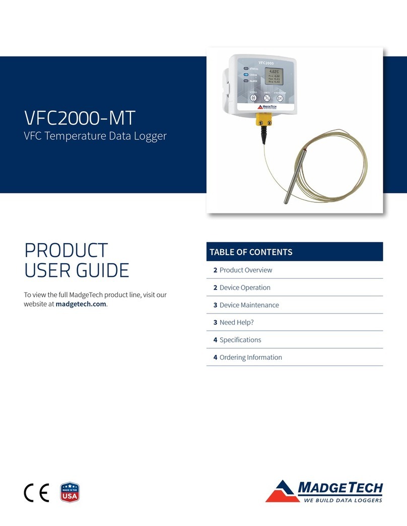 MadgeTech VFC2000-MT Product user guide