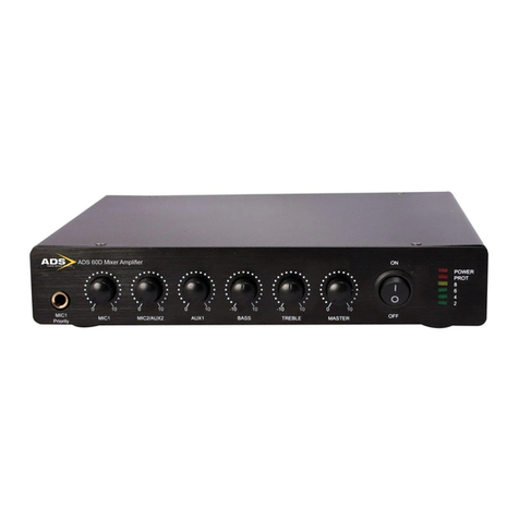 ADS ADS60DF Installation & operation guide