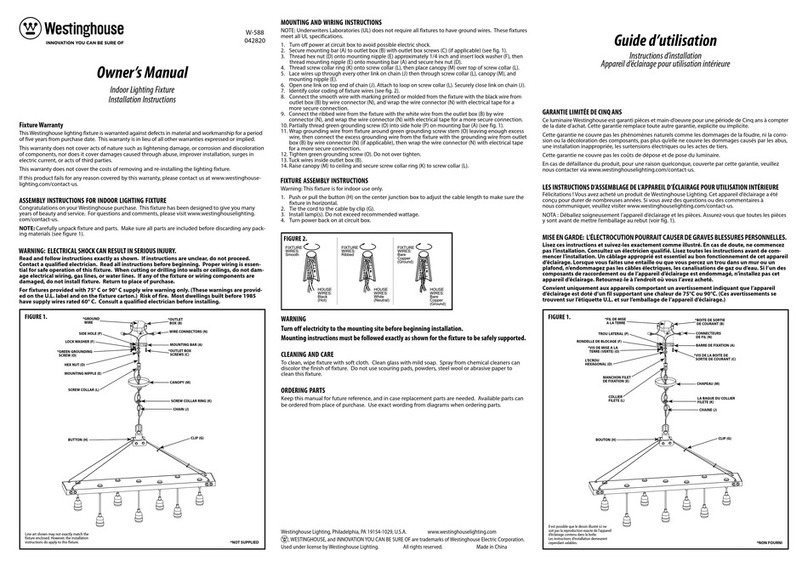 Westinghouse W-588 owner's manual