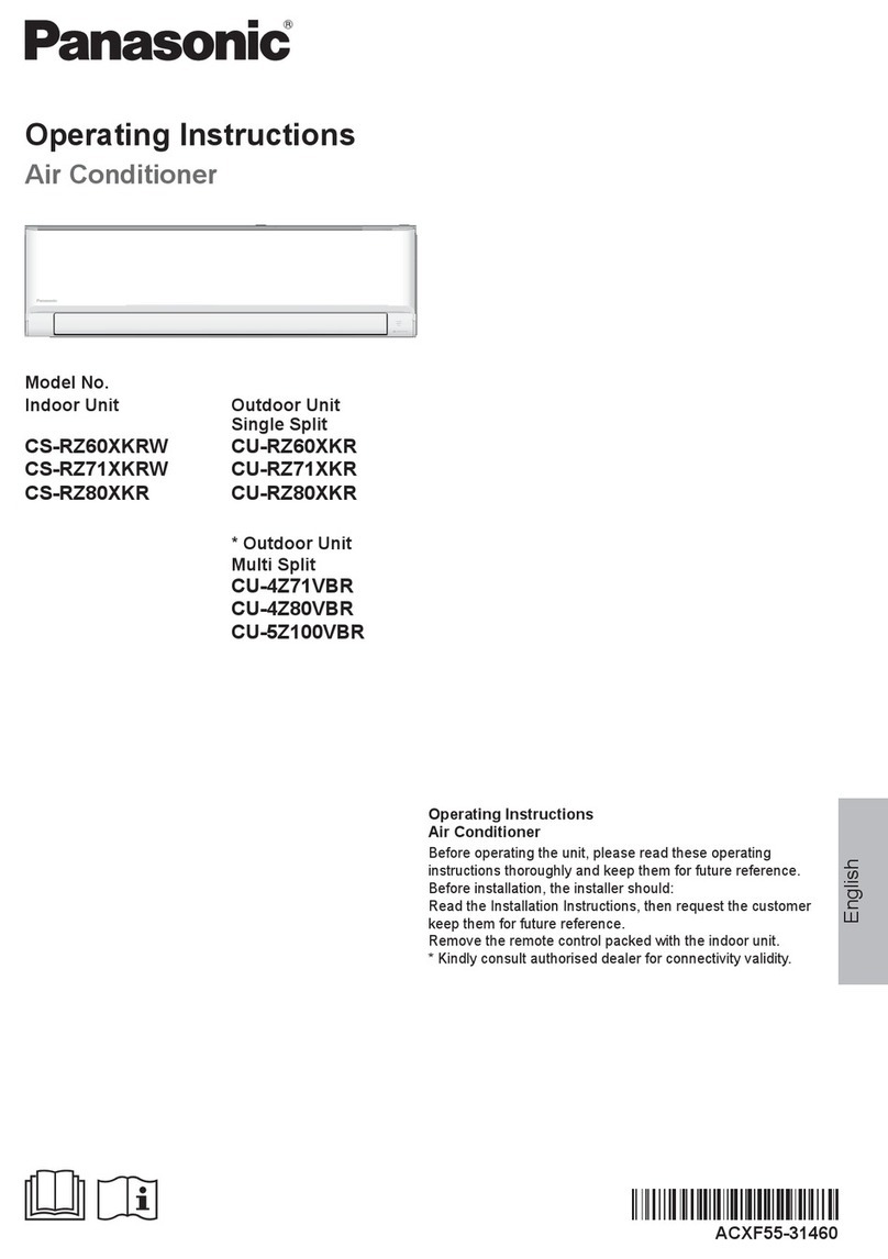 Panasonic CS-RZ60XKRW User manual