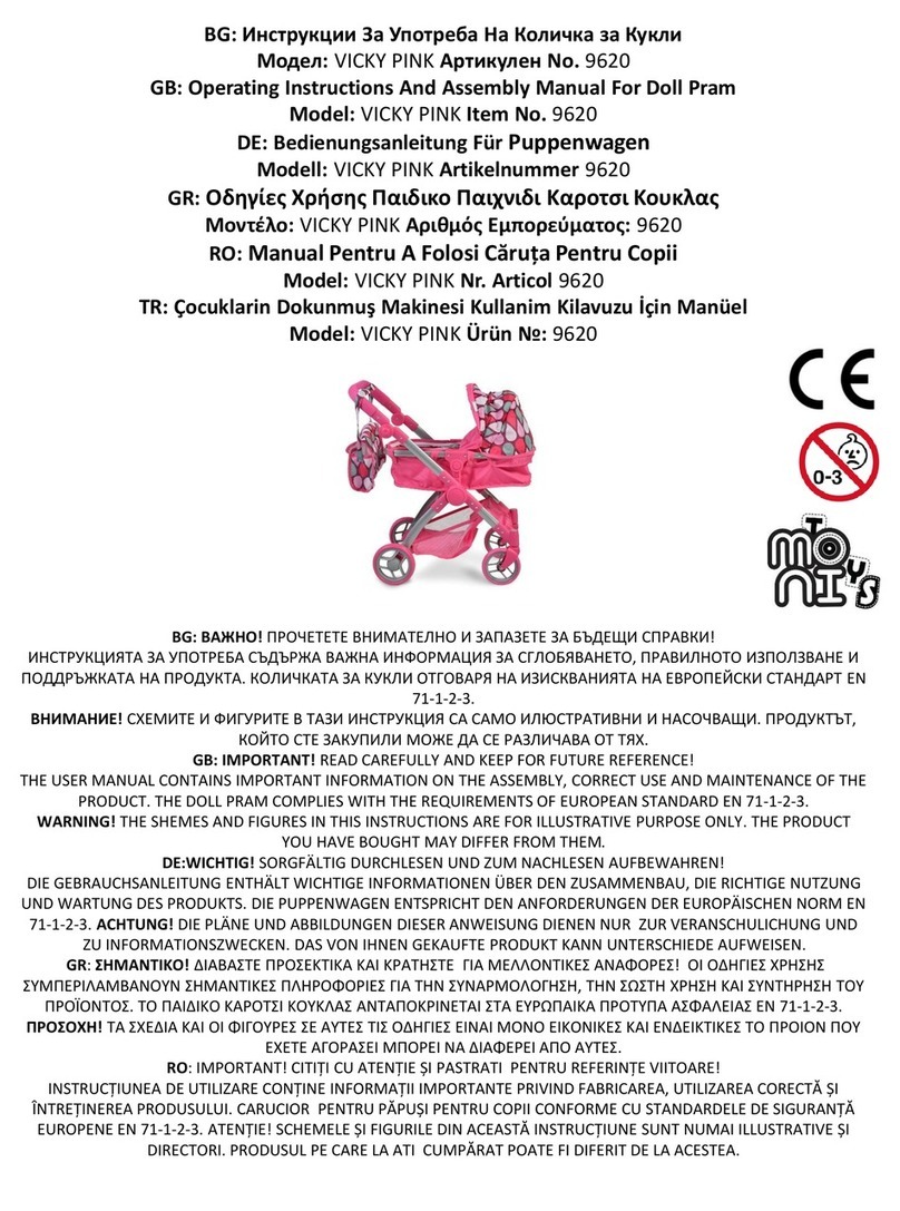 Moni VICKY PINK Operating instructions and assembly manual