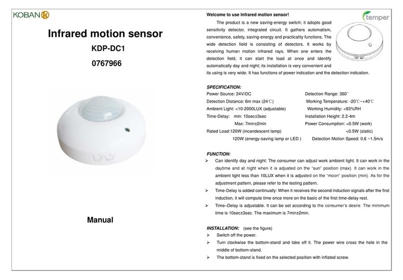 Temper Koban KDP-DC1 User manual