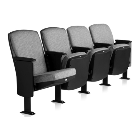 KI Lancaster Auditorium Seating User manual KI Lancaster Auditorium Seating User manual