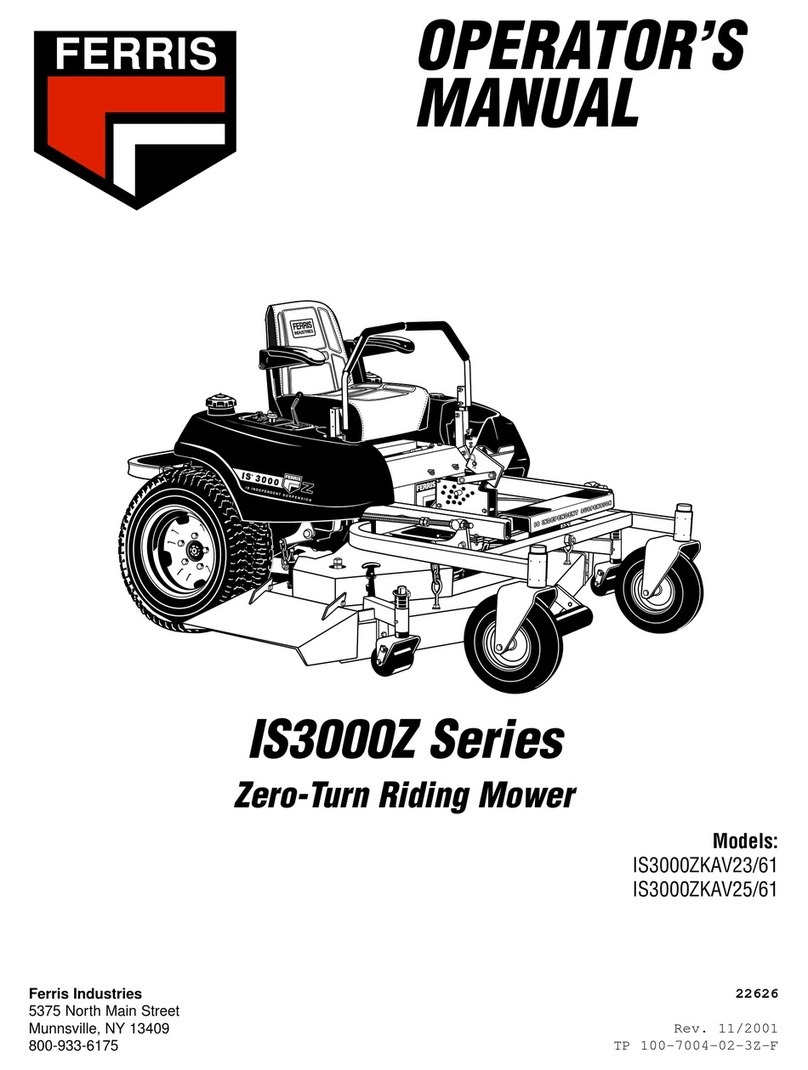 Ferris IS3000ZKAV23/61 User manual