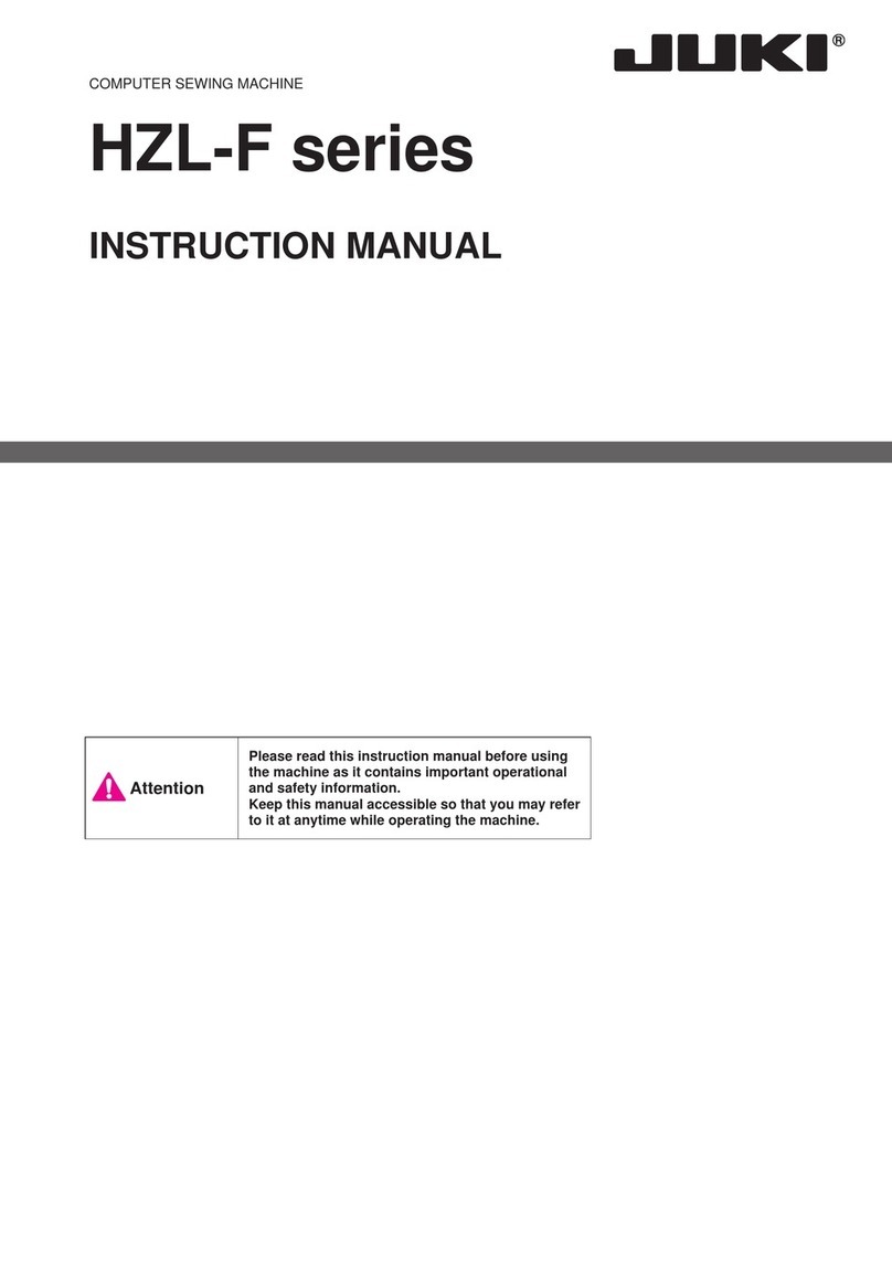 JUKI HZL-F series User manual