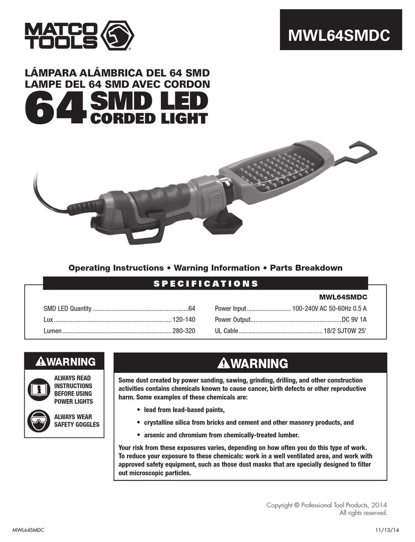 Matco Tools MWL64SMDC manual