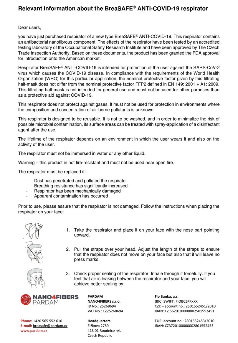 NANO4FIBERS PARDAM BreaSAFE Relevant information