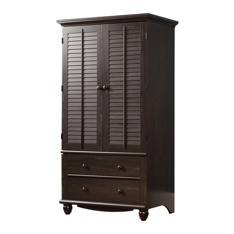 Sauder Armoire Harbor View 401322 manual Sauder Armoire Harbor View 401322 manual