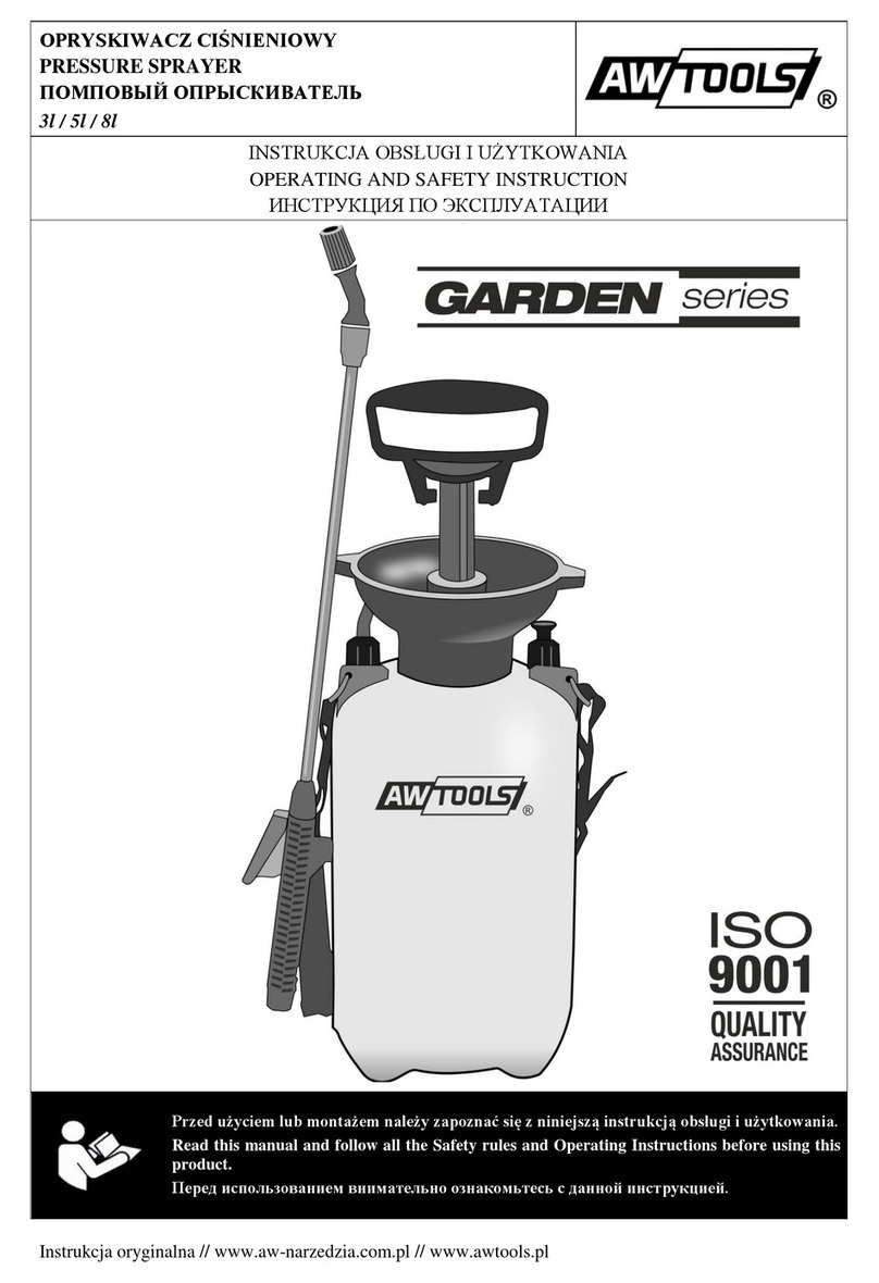 AW Tools GARDEN Series Assembly, operating and safety instructions