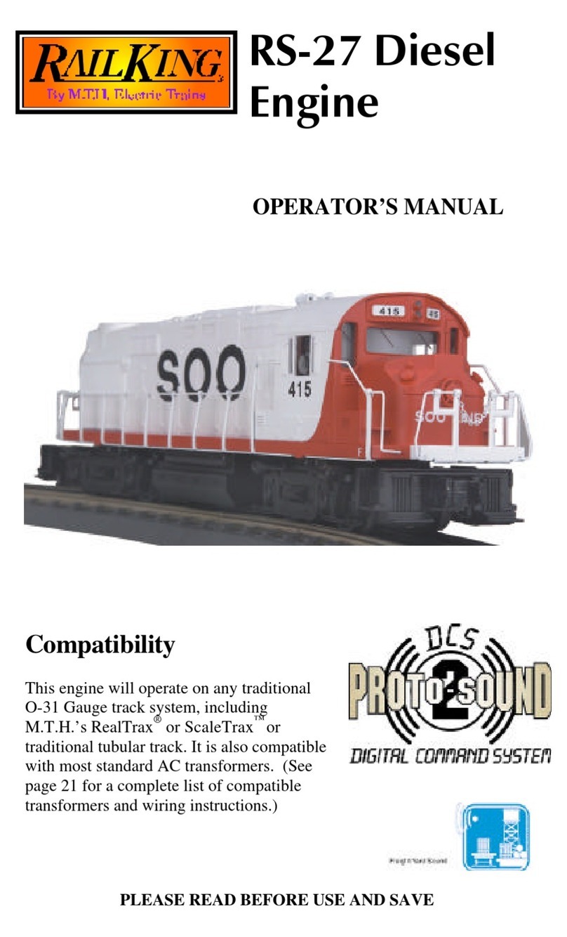 Rail King RS-27 Diesel Engine Operator's manual Rail King RS-27 Diesel Engine Operator's manual