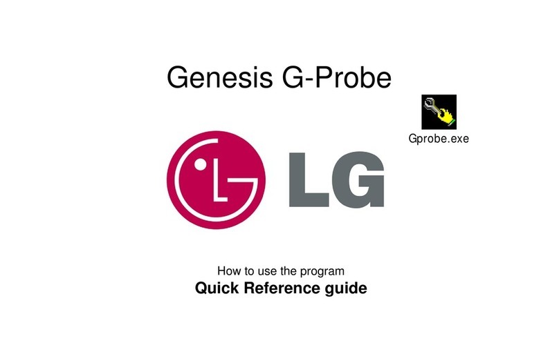 LG Genesis G-Probe User manual