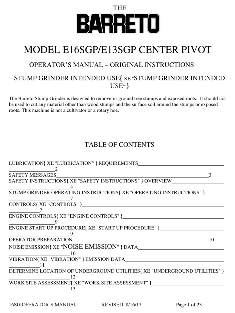 Barreto E16SGP User manual