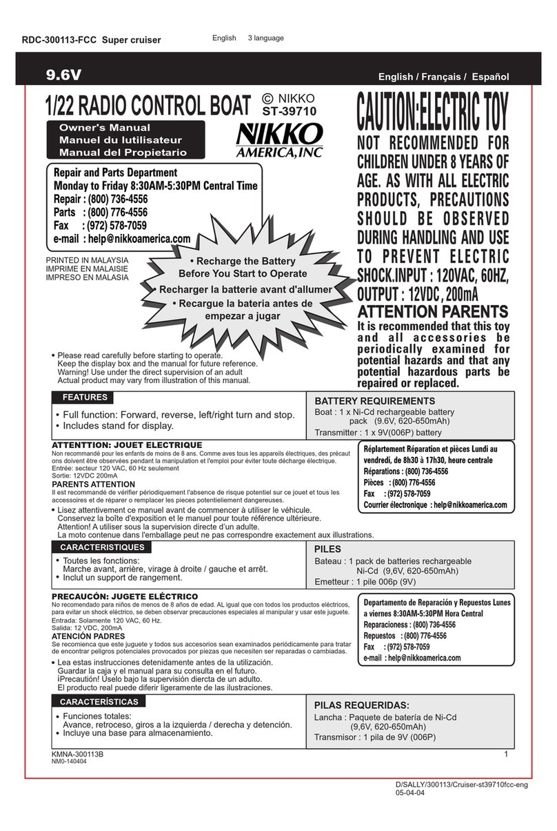Nikko ST-39710 User manual