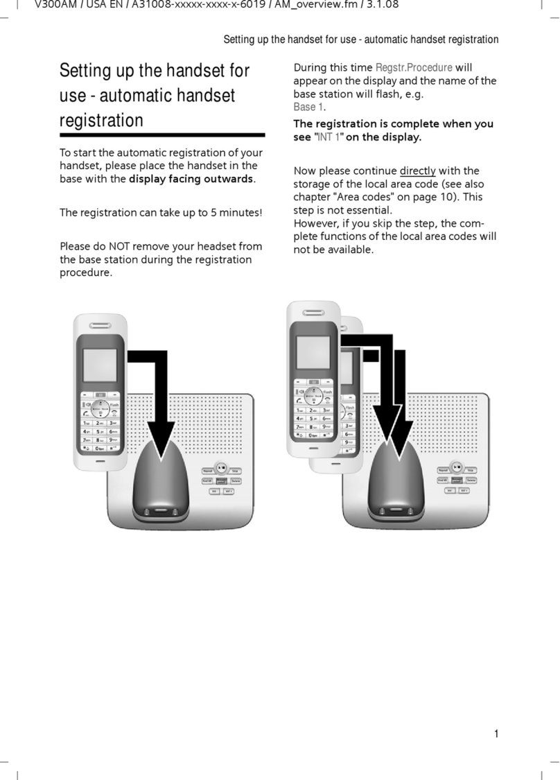 Gigaset V300AM User instructions