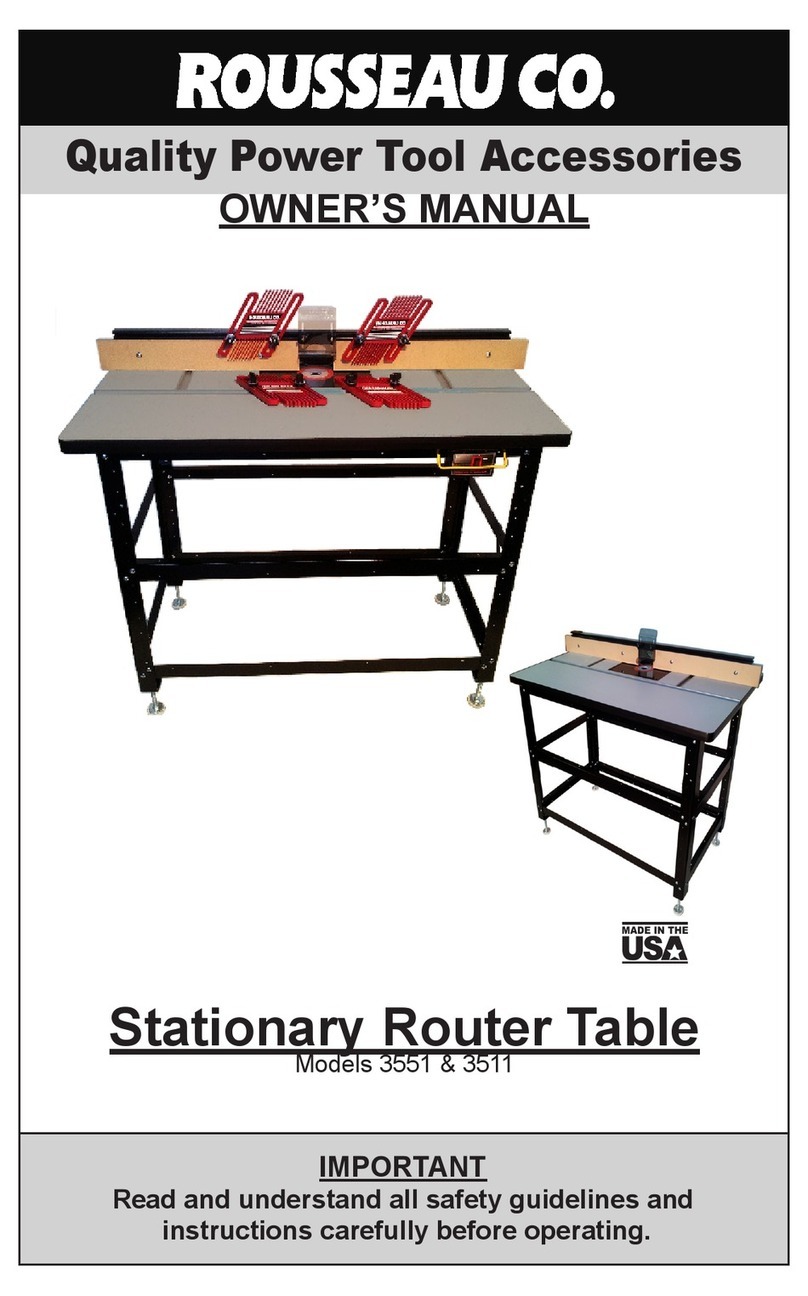 Rousseau 3551 owner's manual
