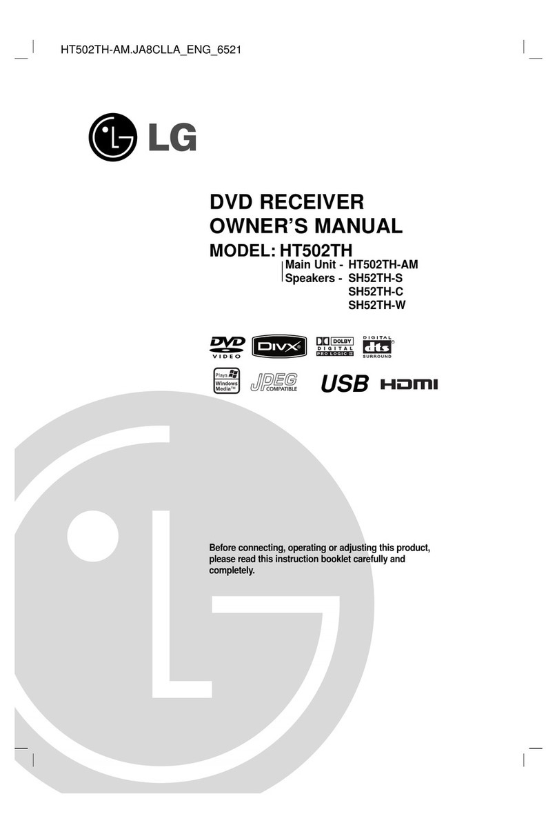 LG HT502TH User manual