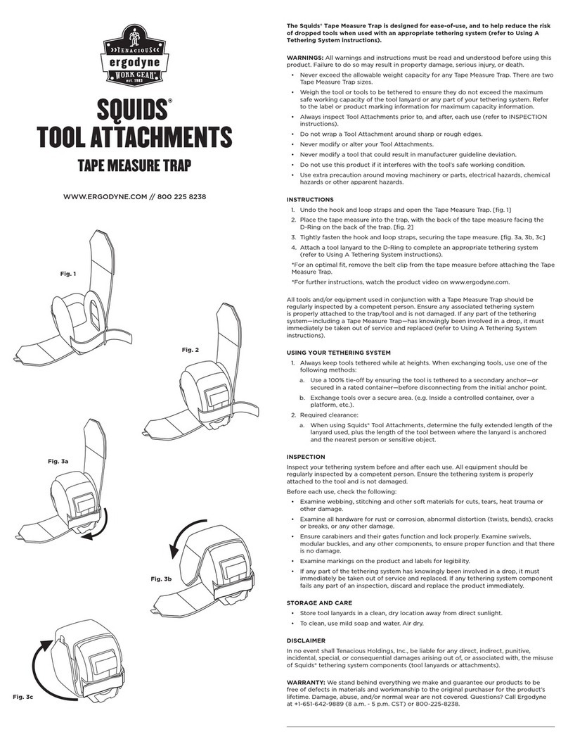 ERGODYNE SQUIDS 3770 manual