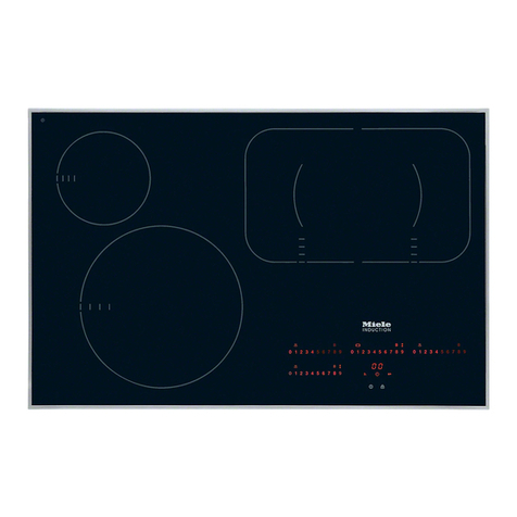 Miele KM6357 Operating and installation instructions