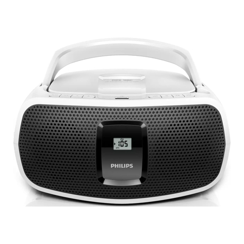 Philips AZ390W User manual Philips AZ390W User manual