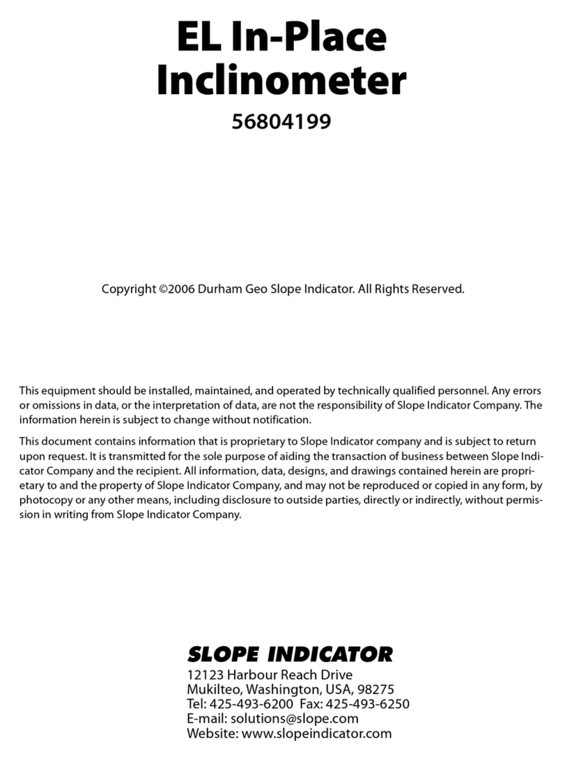 SLOPE INDICATOR 56804199 manual