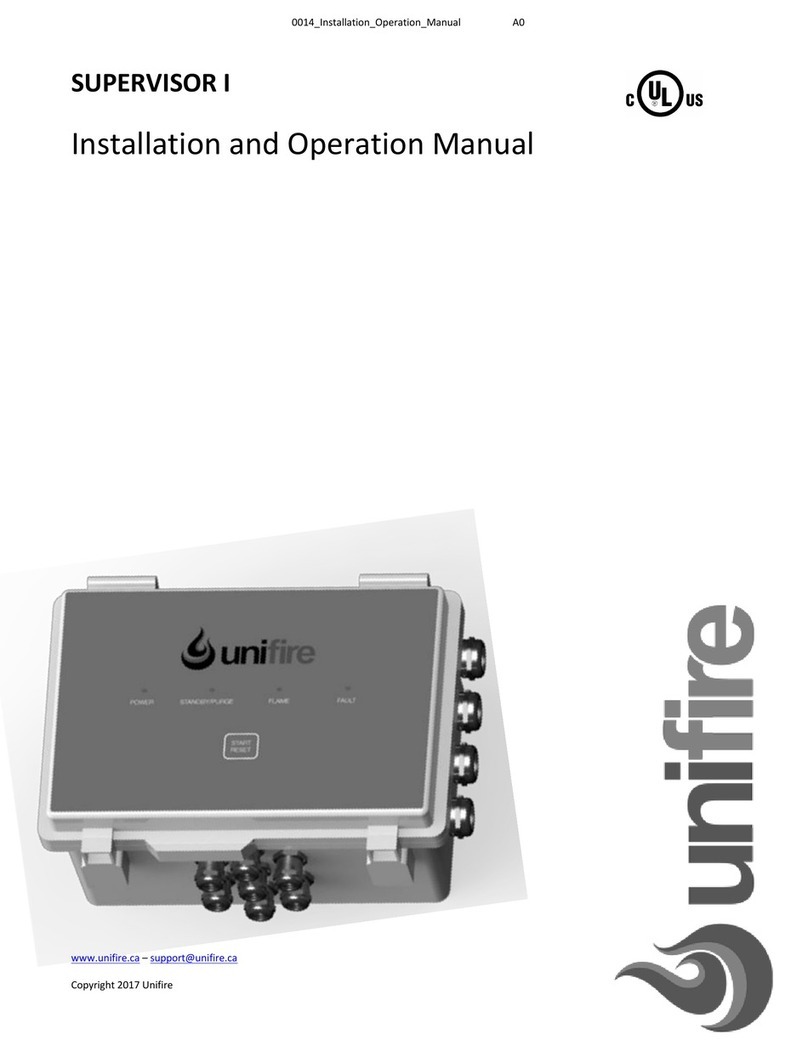 Unifire SUPERVISOR I Installation and operation manual Unifire SUPERVISOR I Installation and operation manual
