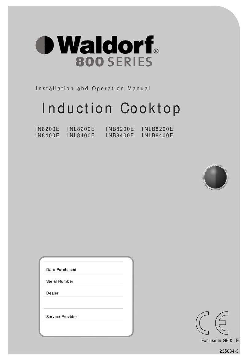 Waldorf IN8200E INL8200E INB8200E INLB8200E IN8400E INL8400E INB8400E... Installation and operation manual